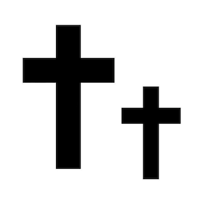 Cross Cardstock Die Cuts , Quantity: 30