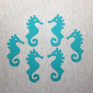 Sea Horse Cardstock Die Cuts, Qty: 30
