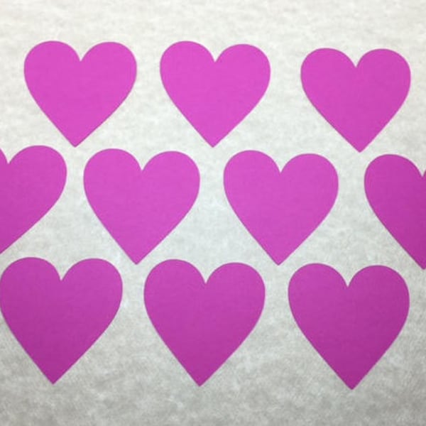 Heart Cardstock Die Cuts, Quantity: 25