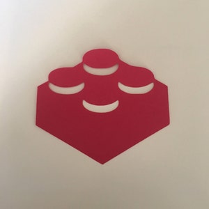 Building Block 3-D Cardstock Die Cuts, Qty: 25