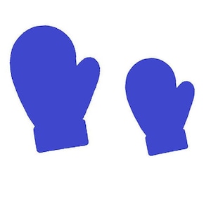 Mitten Cardstock Die Cuts, Qty: 30