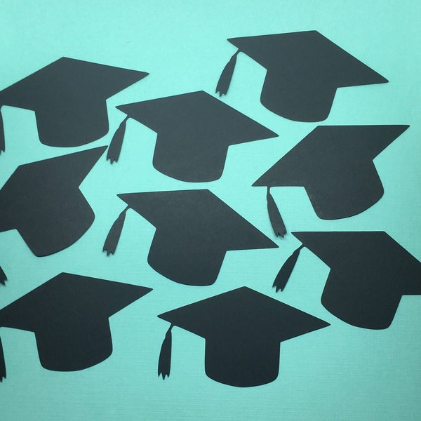 Graduation Caps, Hats Cardstock Die Cuts, Qty: 30