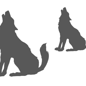 Wolf Cardstock Die Cuts, Qty: 30