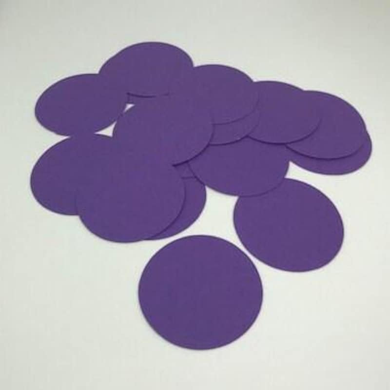 Cardstock Die Cut Circles - Etsy