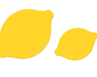 Lemon, Fruit Cardstock Die Cuts, Qty: 30