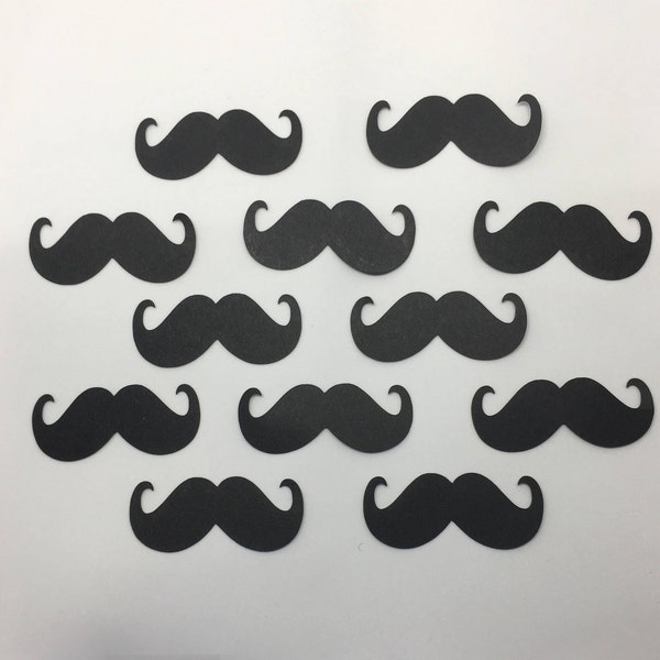 Mustache Cardstock Die Cuts, Qty: 30