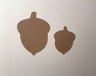 Acorn Cardstock Die Cuts , Quantity: 30