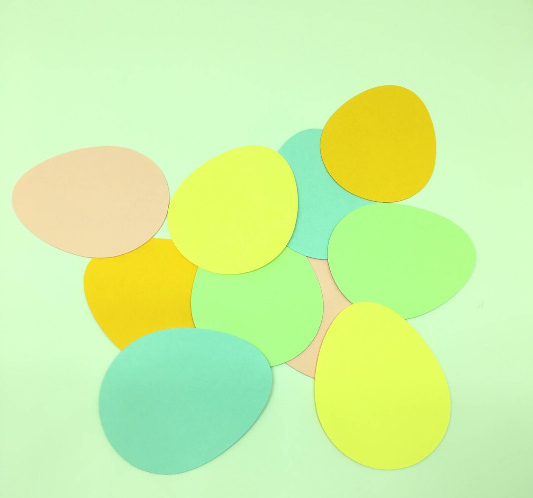 Egg, Easter Egg Cardstock Die Cuts , Quantity 25 Etsy