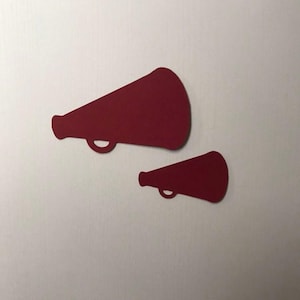 Megaphone Cardstock Die Cuts, Qty: 30