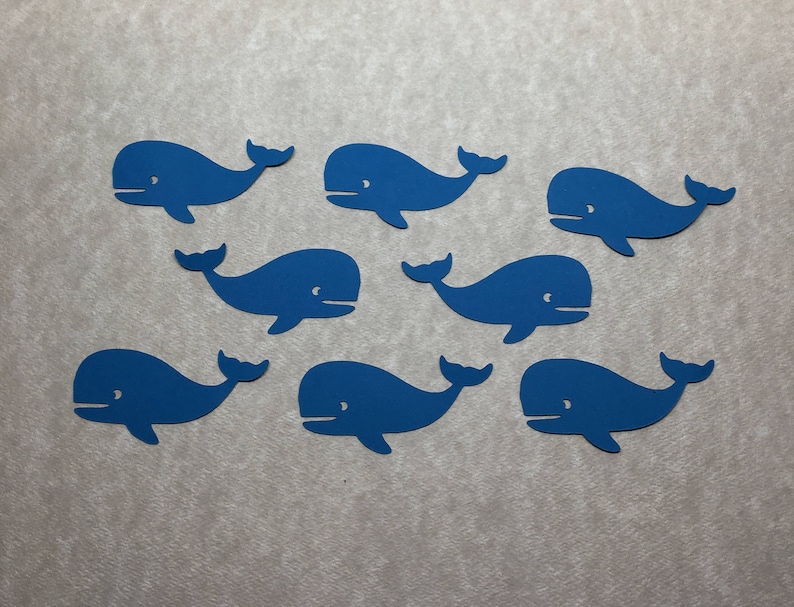 Whale Cardstock Die Cuts, Qty: 30 Bild 1