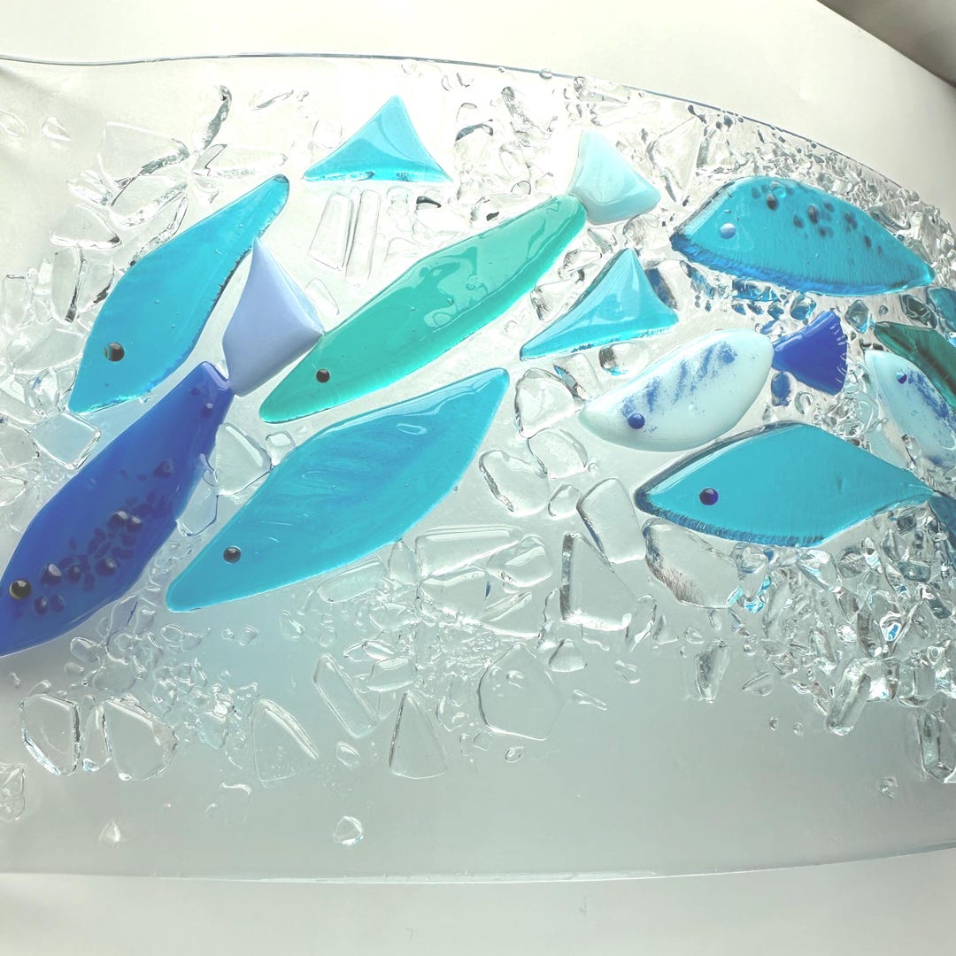 Fused Glassfish Tutorial Fused Glass Fish Scene - Etsy UK