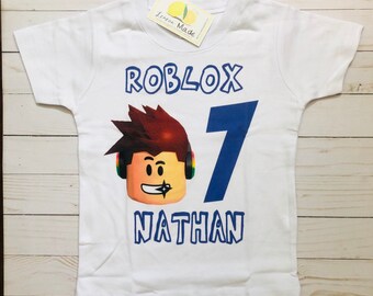 Roblox Characters Kids Online Cartoon Boys Girls Birthday - chad wild clay roblox shirt