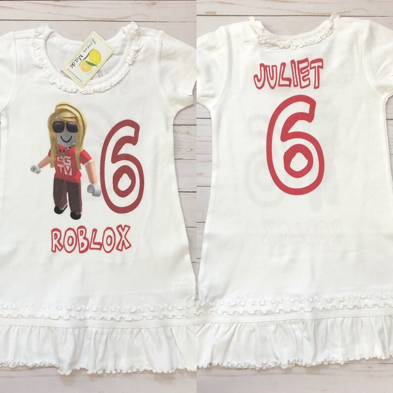 Roblox Shirt With Name Custom Avatar Shirt Custom Roblox Avatar Shirt Roblox Birthday Shirt - 