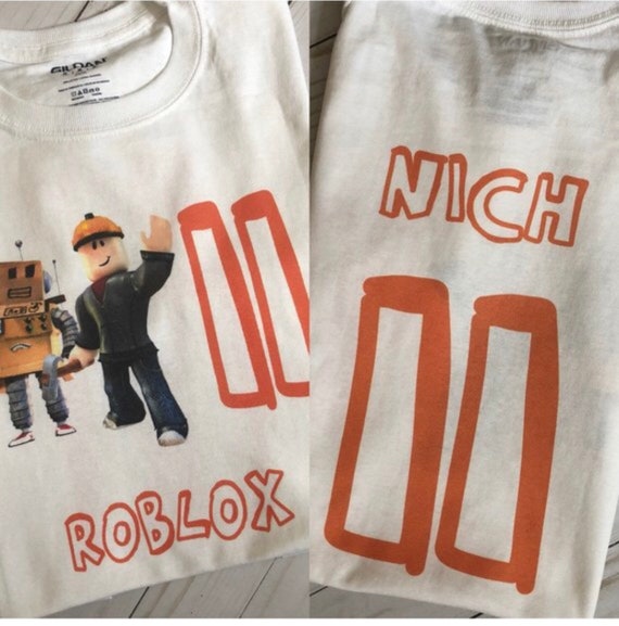 Roblox Shirt With Name Custom Avatar Shirt Custom Roblox Avatar Shirt Roblox Birthday Shirt - roblox cactus shirt