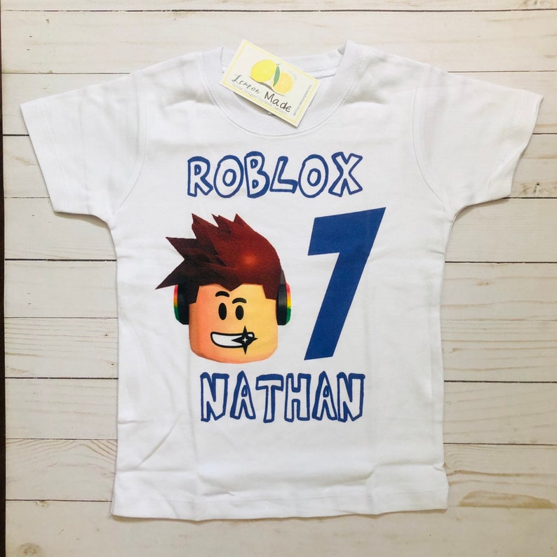 Roblox Shirt Roblox Birthday Shirt Roblox Shirt With Name Custom Roblox Shirt Roblox Avatar Shirt - old avatar t shirt roblox