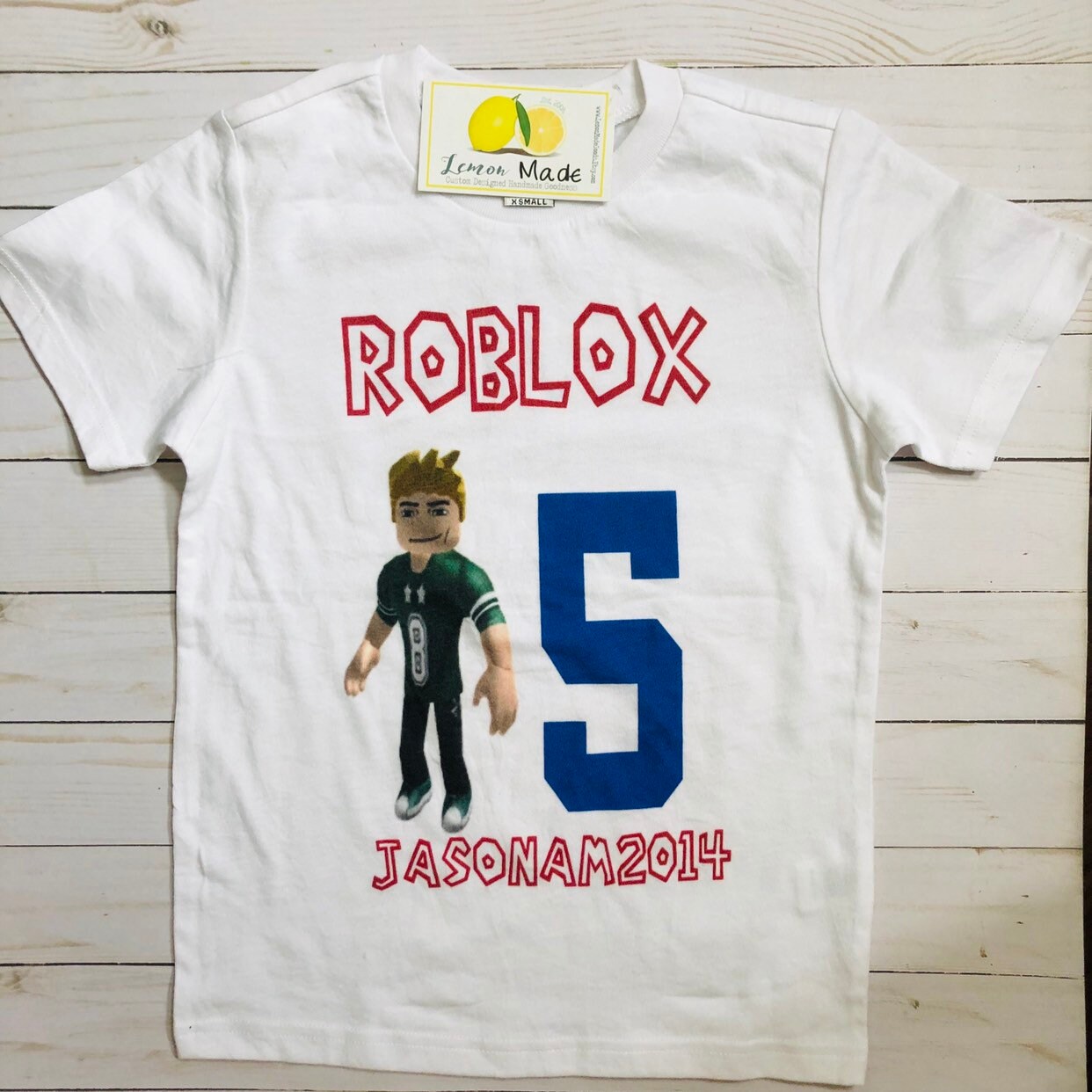 Roblox Shirt Roblox Birthday Shirt Roblox Shirt With Name Custom Roblox Shirt Roblox Avatar Shirt - 