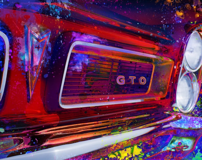 1965 Pontiac GTO Limited Edition Signed Print
