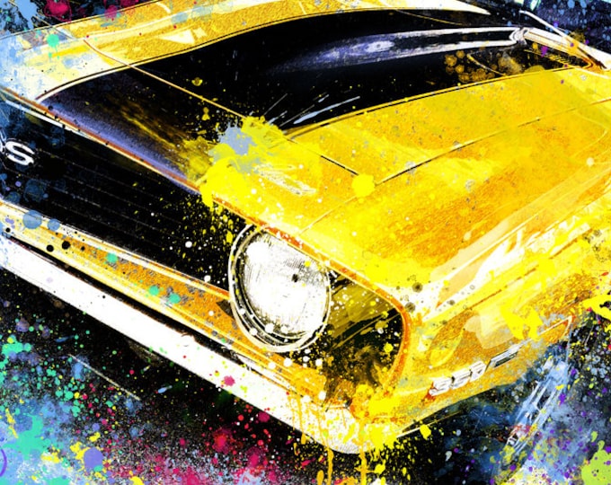 1969 Camaro Limited Edition Signed Print