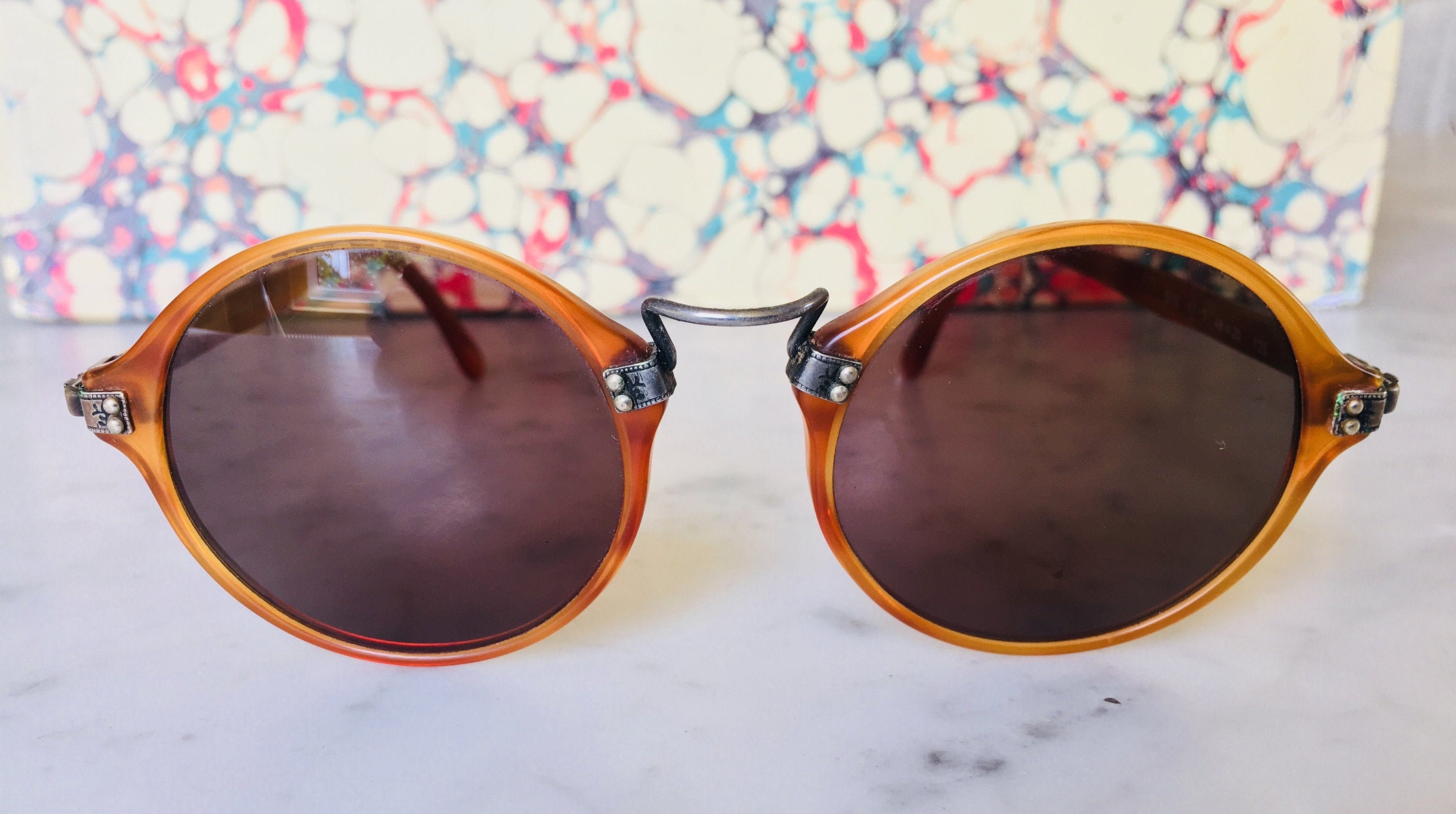 Vintage Rare GIORGIO ARMANI Sunglasses Tortoiseshell Unisex 1990s EXCELLENT Condition Made in Italy 516 167
