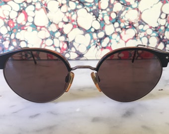 Vintage Rare GIORGIO ARMANI Sunglasses Wayfarer Ray Bann Unisex 1990s EXCELLENT Condition Made in Italy
