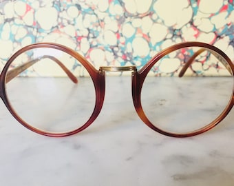 GIORGIO ARMANI Rare VINTAGE 1990s frames/glasses Unisex - Excellent Condition (Ga 402 062) Hipster/retro/round/Tortoiseshell