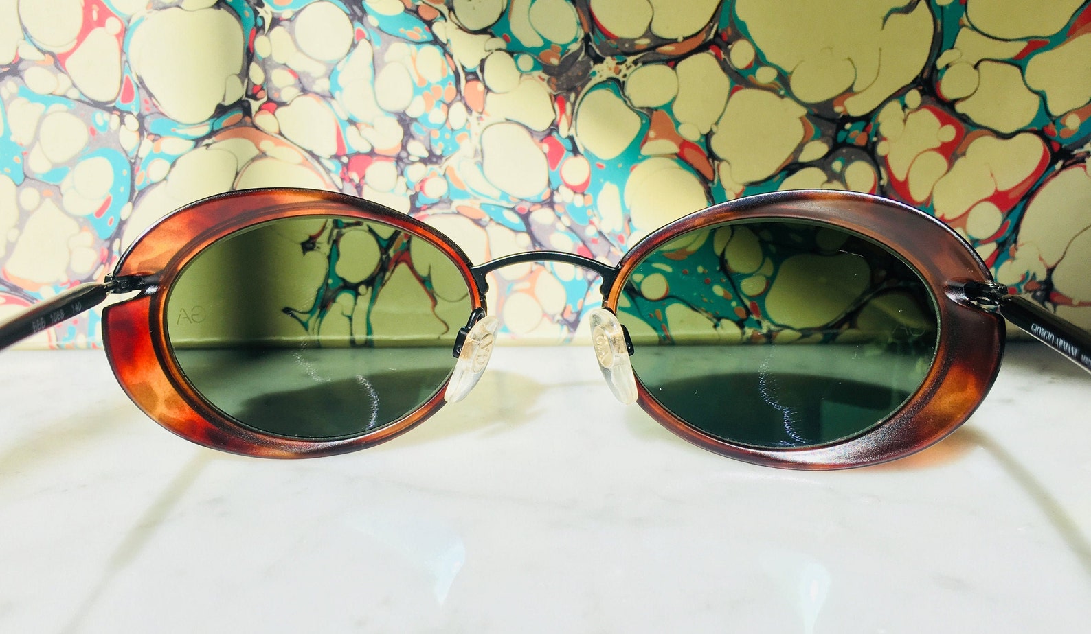 giorgio armani tortoiseshell square sunglasses