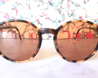 Vintage Rare GIORGIO ARMANI Sunglasses Tortoiseshell Unisex 1990s EXCELLENT Condition Made in Italy