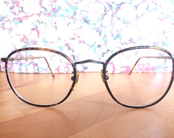 GIORGIO ARMANI VINTAGE frames/glasses Unisex - tortoiseshell panto Very Rare (Ga 141 921)