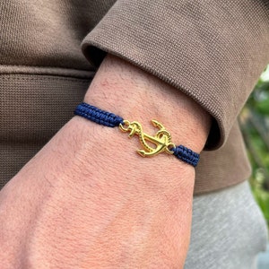 Anchor Bracelet, Sea Lovers Bracelet, Anchor Jewelry, Nautical Bracelet, Sailor Bracelet, Sea Lovers Gift, Men Bracelet, Made in Greece