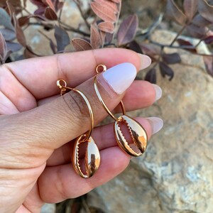 Shell Earrings, Seashell Earrings, Hoop Earrings, Summer Earrings, Shell Jewelry, Ocean Jewelry, Summer Jewelry, Greek Earrings