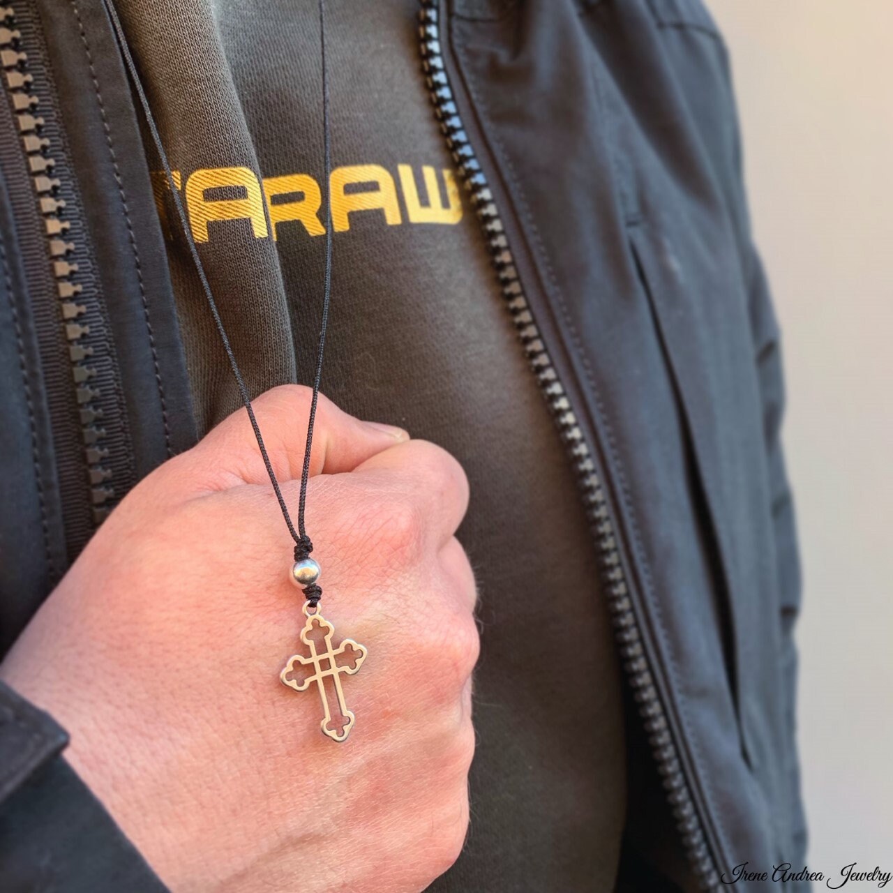 Cross Necklace Cross Jewelry Byzantine Necklace Protection Etsy