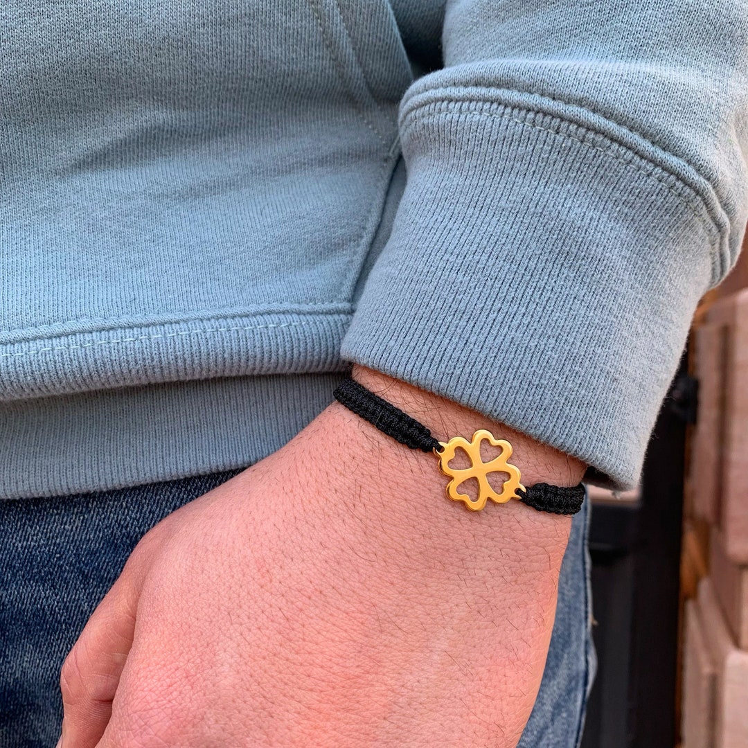 Four leaf clover bracelet clover bracelet lucky bracelet etsy