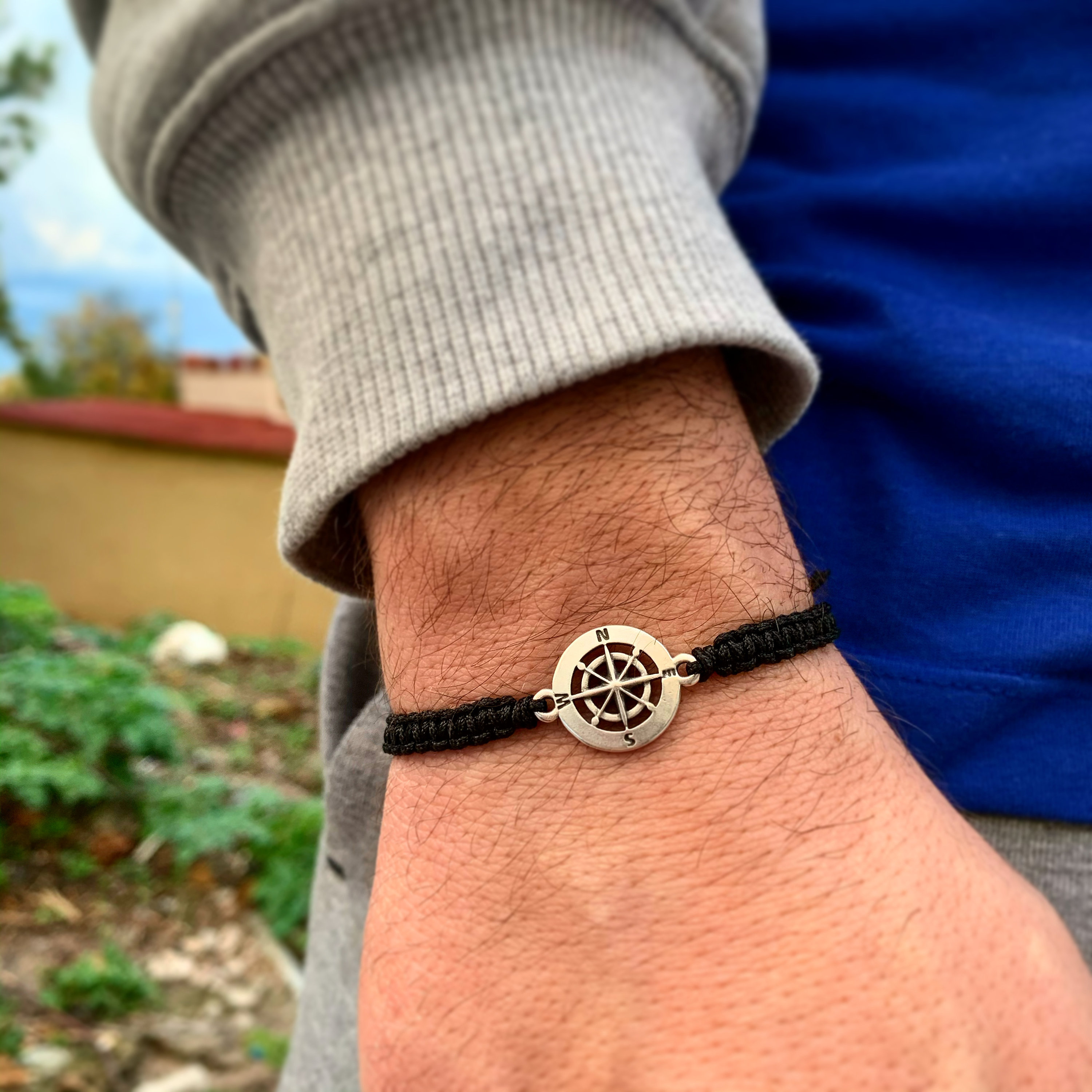 Men's Jewelry Compass Bracelet Compass Jewelry Etsy