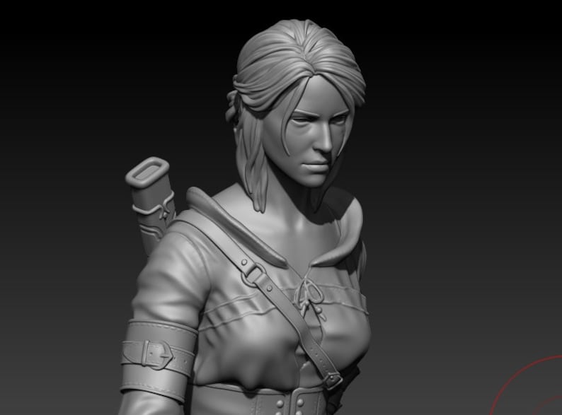 ciri the witcher figure