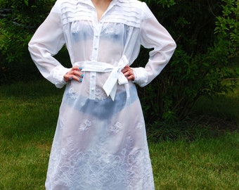 ワンピース Marge Mesh oversized over gown (white) The Everywhere Dress