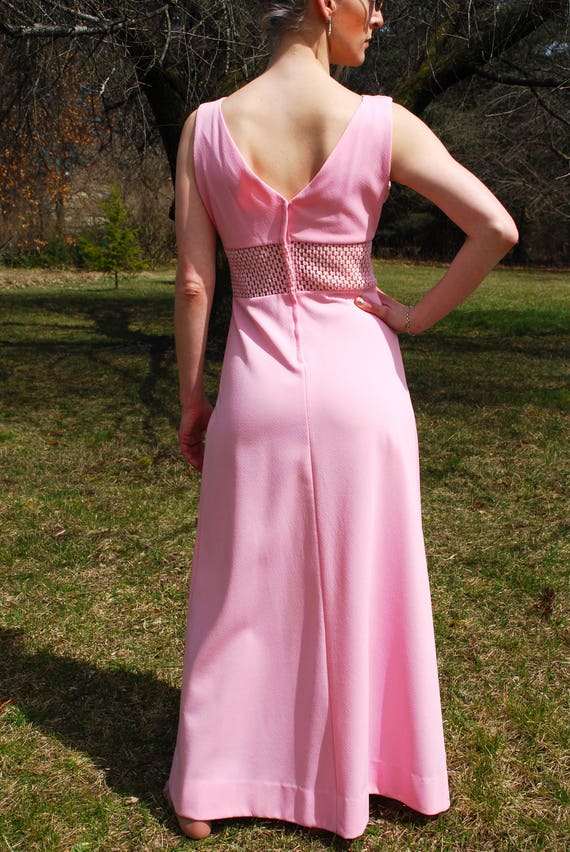 Nuage Airy DressサイズM 70's Vintage MONTGOMERY WARD Dress & Crop Jacket, Pink
