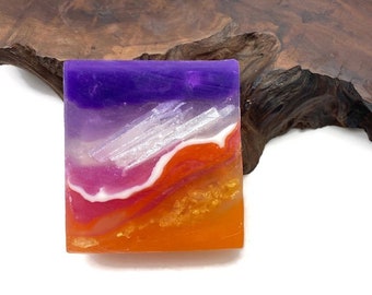 Rainbow Aura Crystal Soap - Ylang Ylang & Lavender Scent