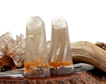 Smoky Crystal Point Artisan Soap – Midnight Waters Scent