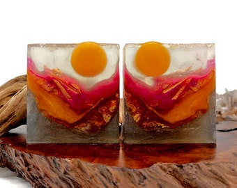 Harvest Moon - Artisan Made Hand / Bath Bar Soap ( Pumpkin Spice Fragrance Oil Scent) : PM0055