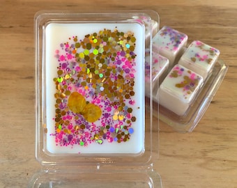 Scented Soy Wax Melts - Sunshine Poppies, Floral Aromatherapy