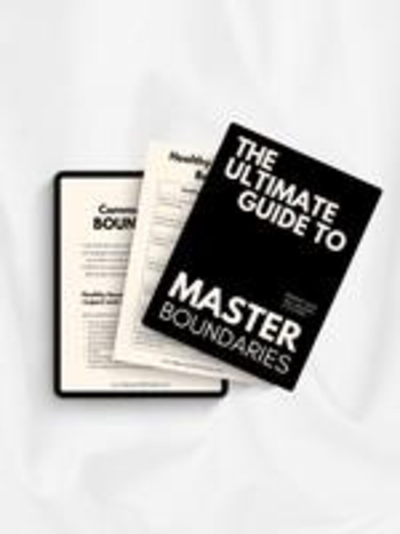 Ultimate Guide to Mastering Boundaries Workbook (PDF) - Etsy