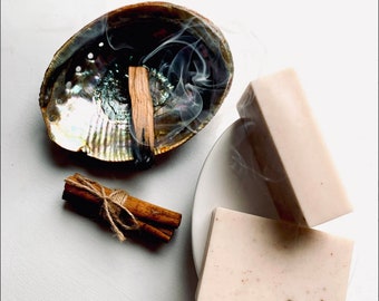 Palo Santo Soap Bar | Natural Handmade Body Bar | Cinnamon | Shea Butter | Vitamin E