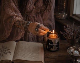 Lunar Witch Candle | Botanical Fragrance for Rest & Reflection - 8 oz
