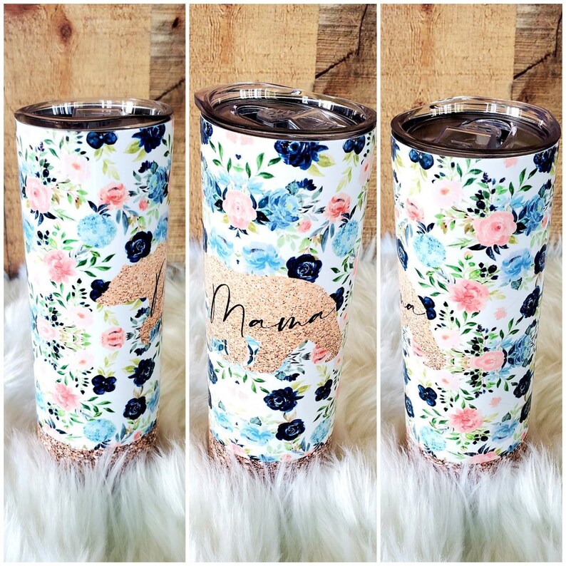 Mom Tumbler Mom Floral Sublimation Tumbler 20oz Tumbler Etsy