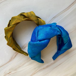 Silk braid hairband