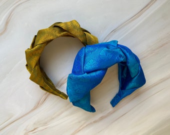Silk braid hairband