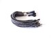 Grey Braided Bull Hide Finger Floggers (Pair) 