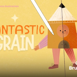 Fantastic Grain – Textured Grain Brushes for Procreate | Organic Noise, Analog Feel & Depth for Illustrations
