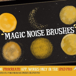 MAGIC NOISE BRUSHES for procreate, Procreate Brushes, digital art brushes, Procreate Ipad Pro, procreate brushes, digital brushes,