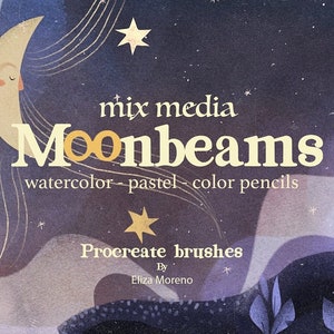 Moonbeams Mix Media-Pinsel